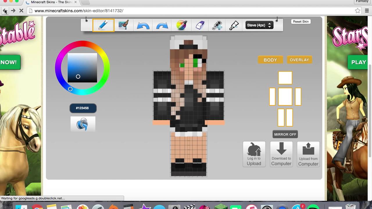 download minecraft skin from username